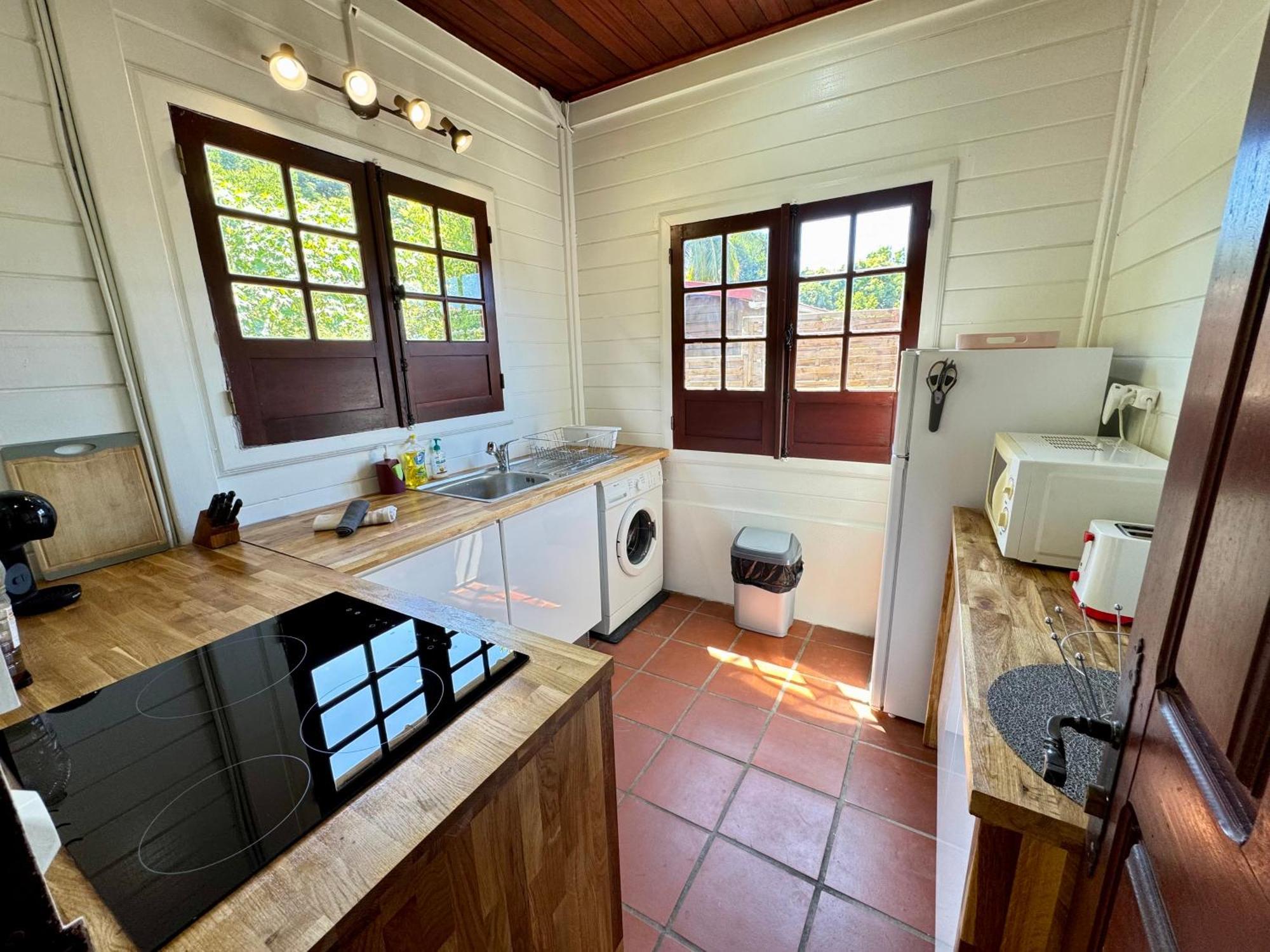 Le Gaspardo , 2 Chambres Climatisees , A 2 Mins A Pied De La Plage , Wifi , Jardin Clos, Parking ,Sans Vis-A-Vis Le Carbet Ngoại thất bức ảnh